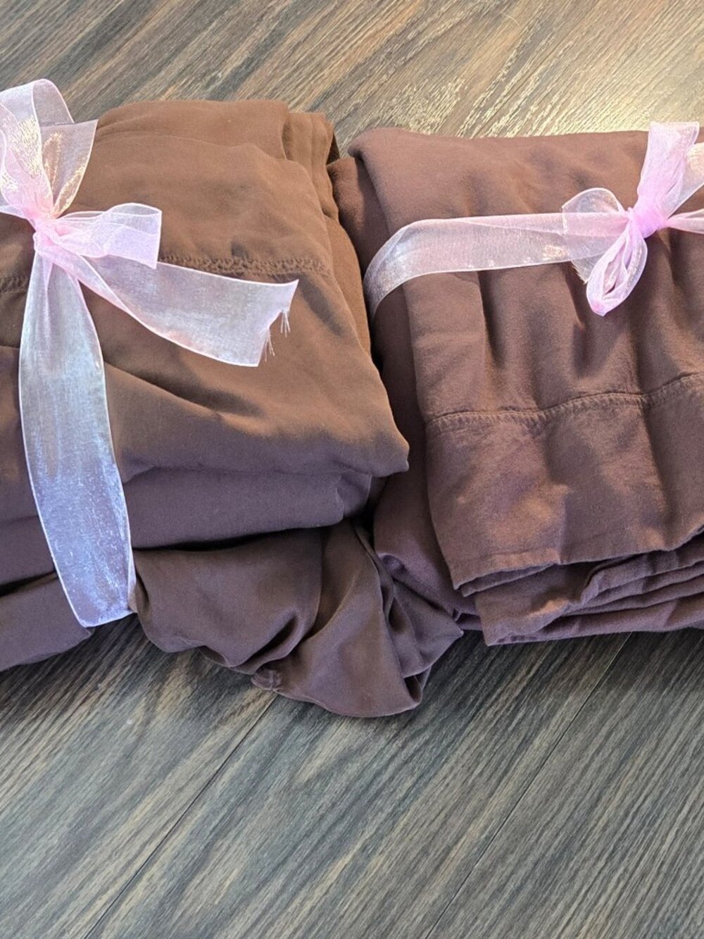 DREAMSACKS Bamboo Dreams & CARILOHA Bamboo Brown Sheet Sets QUEEN
